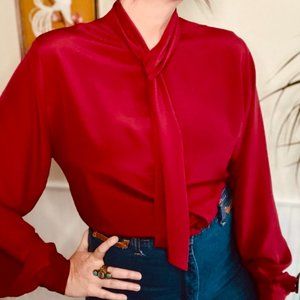 Vintage Classy Pendleton Blouse